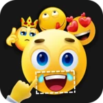 sticker emoji maker wa sticker android application logo